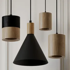 Hanging small cone spot half black asaf weinbroom